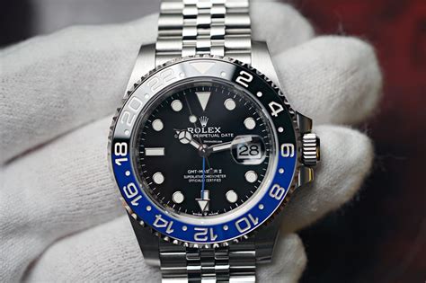 rolex gmt master ii batman bracelet|rolex gmt batman for sale.